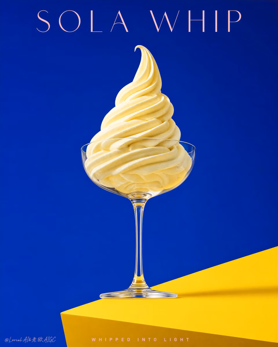 Create a premium vertical beverage advertising poster for a