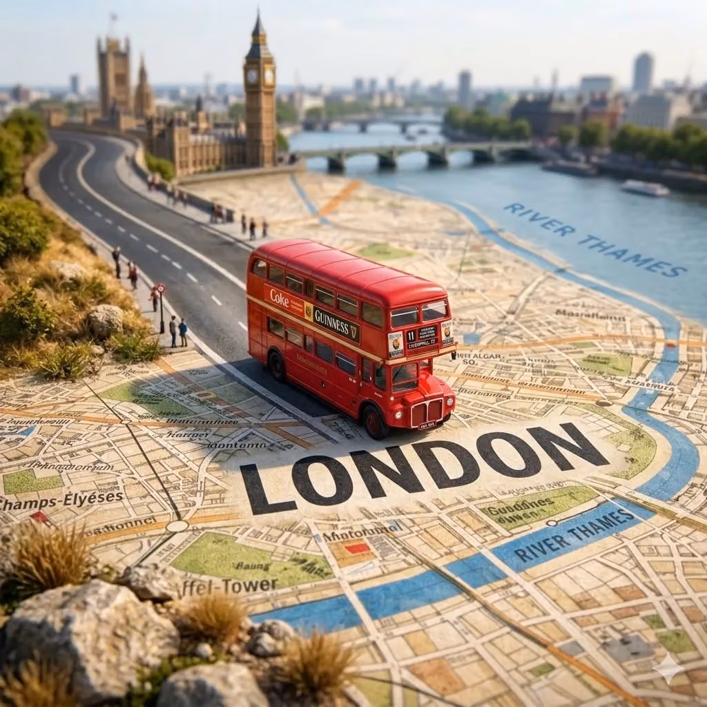 Create a highly detailed cinematic miniature tilt-shift trav