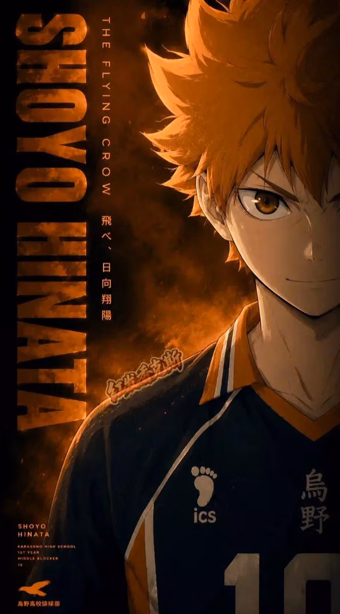 Create a cinematic anime character poster in the style of a