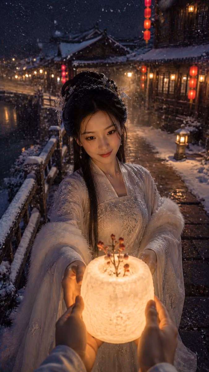 Create a highly realistic vertical 9:16 ancient-Chinese POV