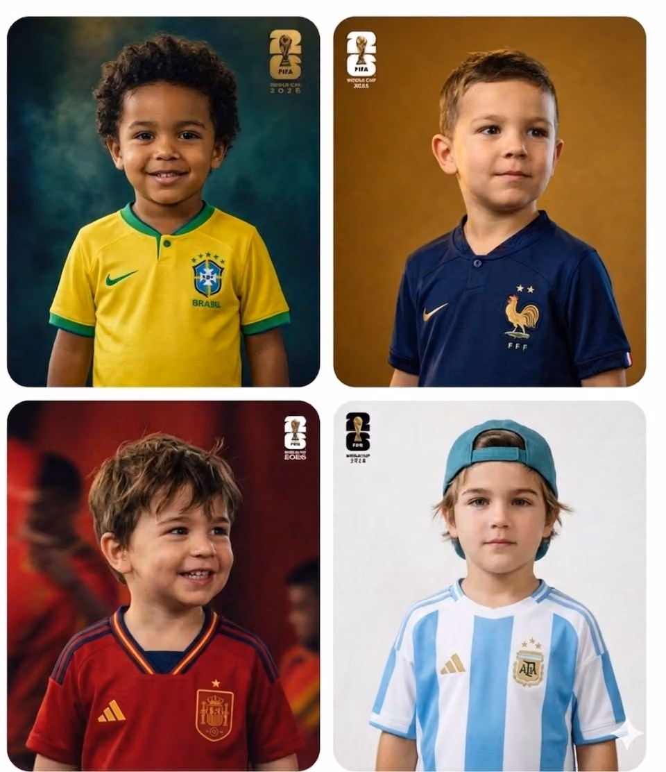 A 2x2 grid of four individual realistic portrait photos of y