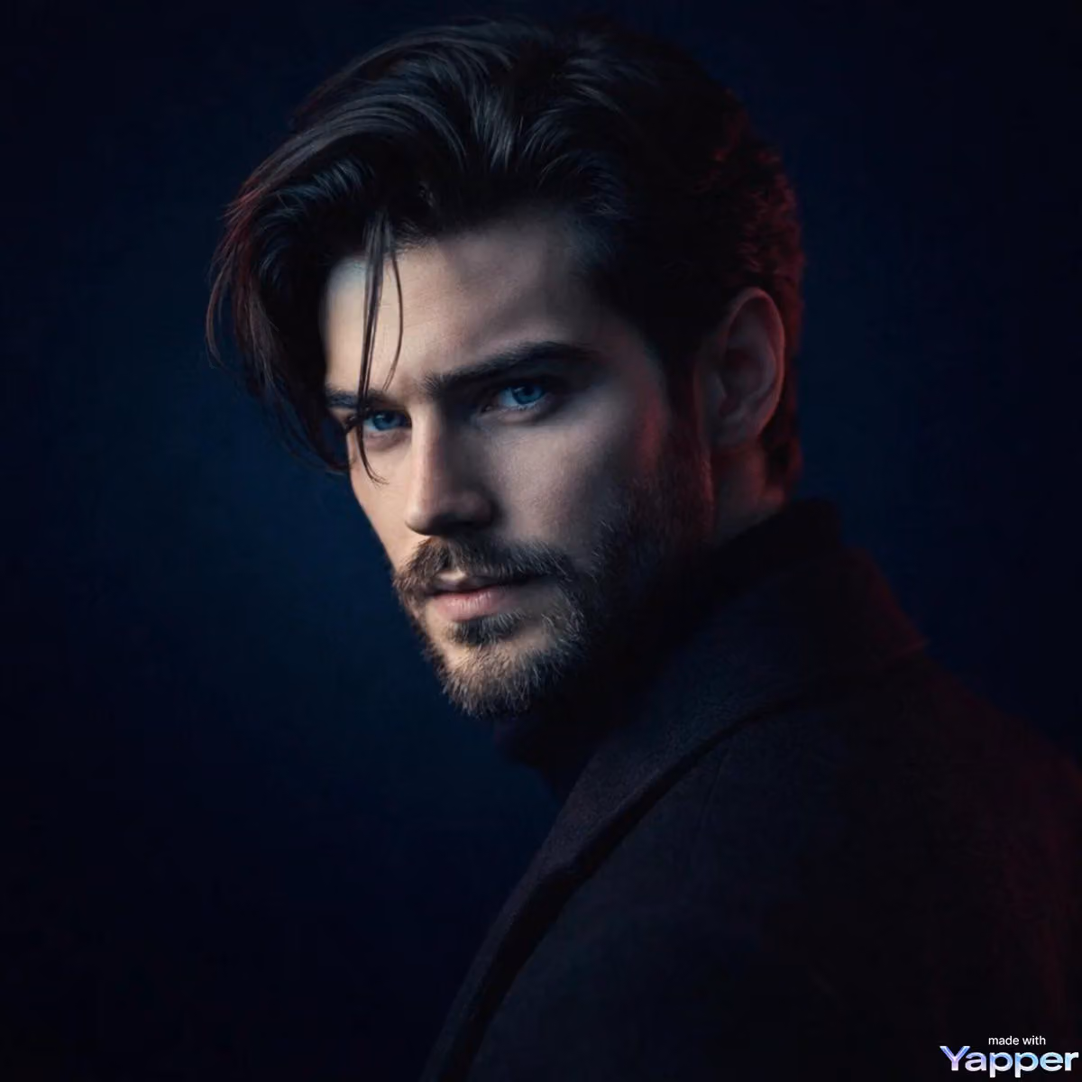 Cinematic Portrait of a Handsome Young Man