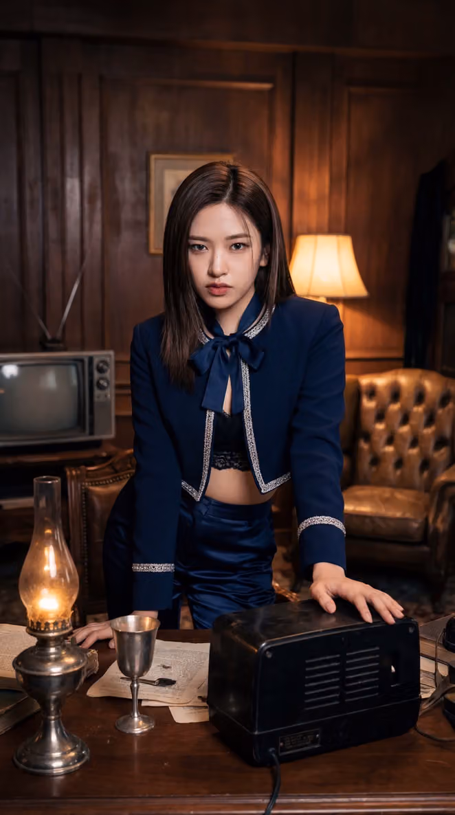 KPOP Idols in Vintage Room with Cinematic Lighting