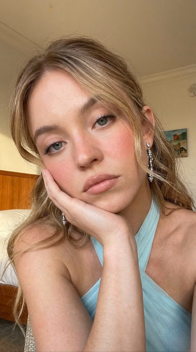 Dreamy Close-Up Selfie Portrait in Bedroom