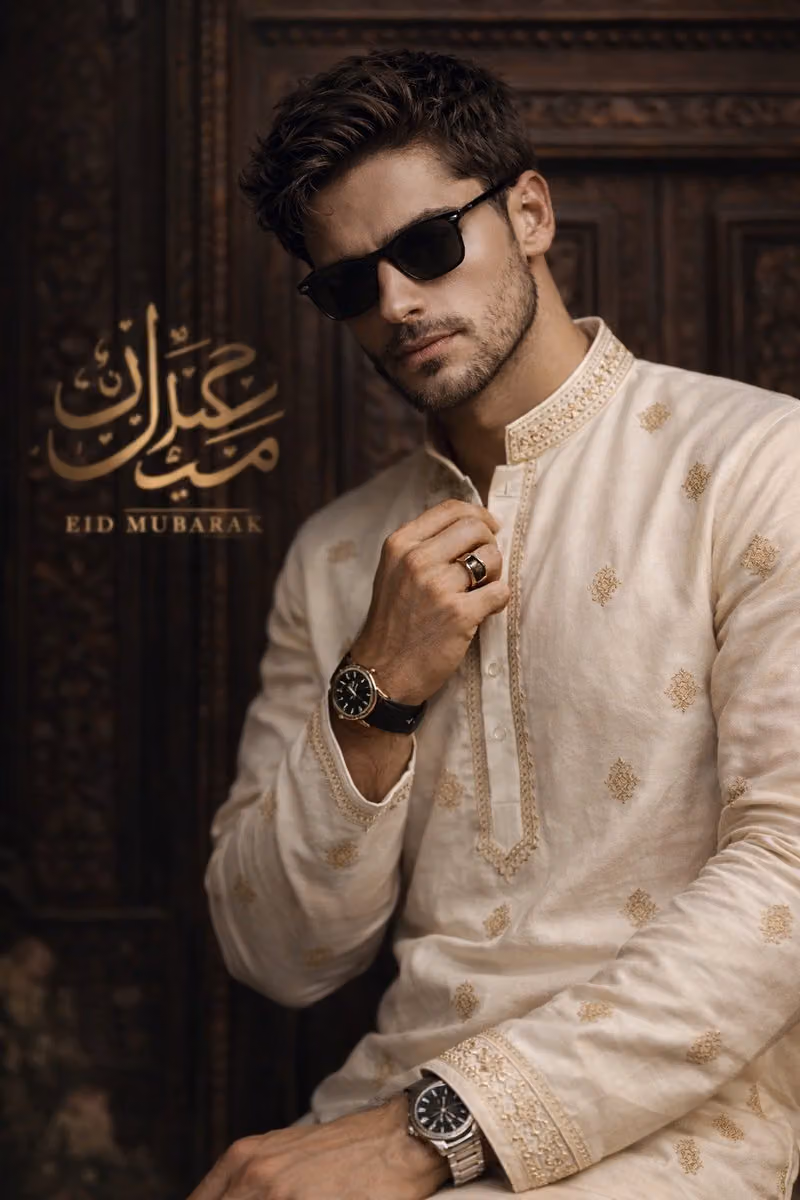 Cinematic Fashion Portrait: Eid Mubarak