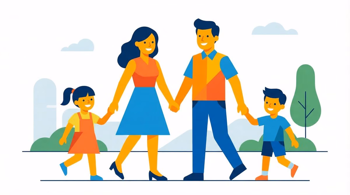 Flat Illustration of a Subject in Startup Vector Art Style