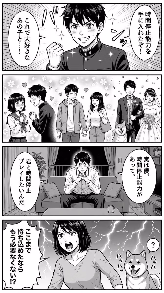 Time-Stopping Power: A Romantic Comedy Manga