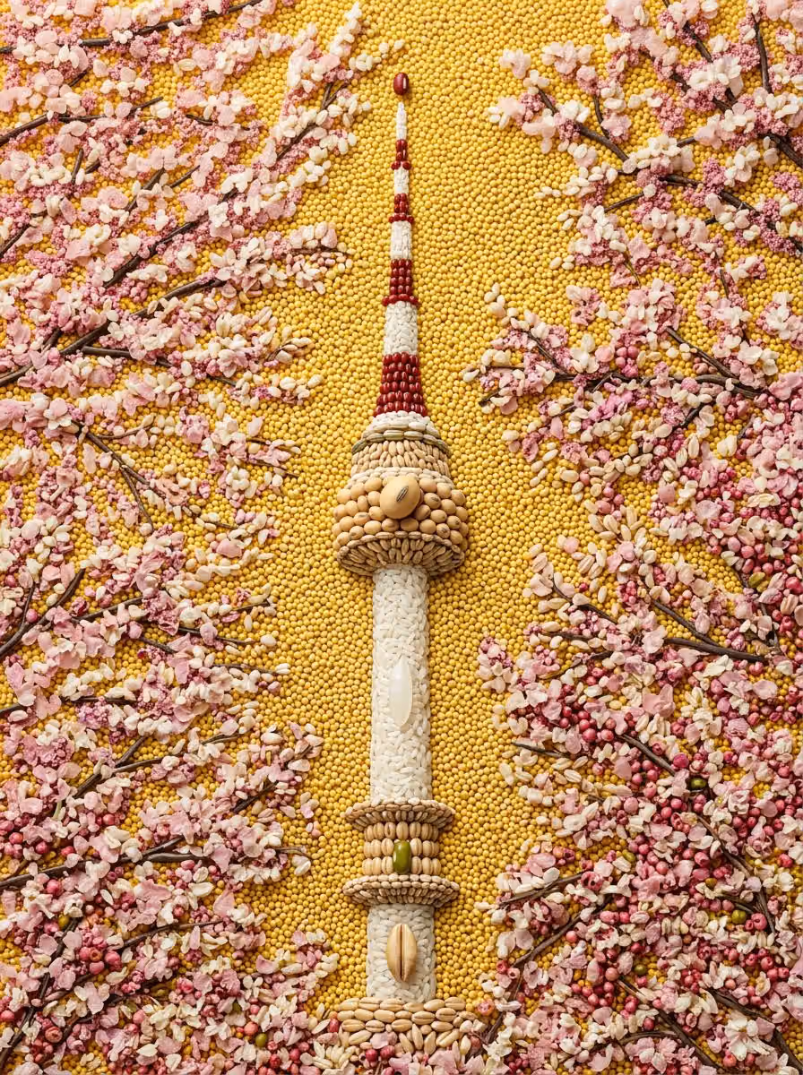Grain Art Masterpiece by Zhou Zhijiang