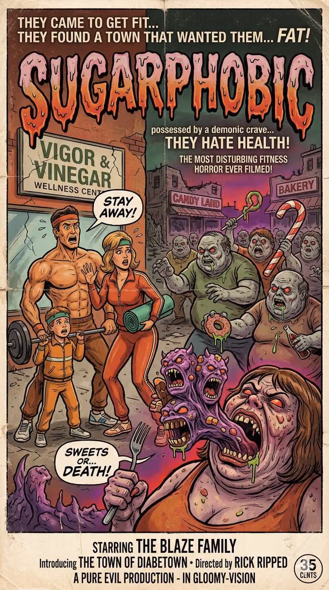 Vintage Movie Poster: Sugarphobic