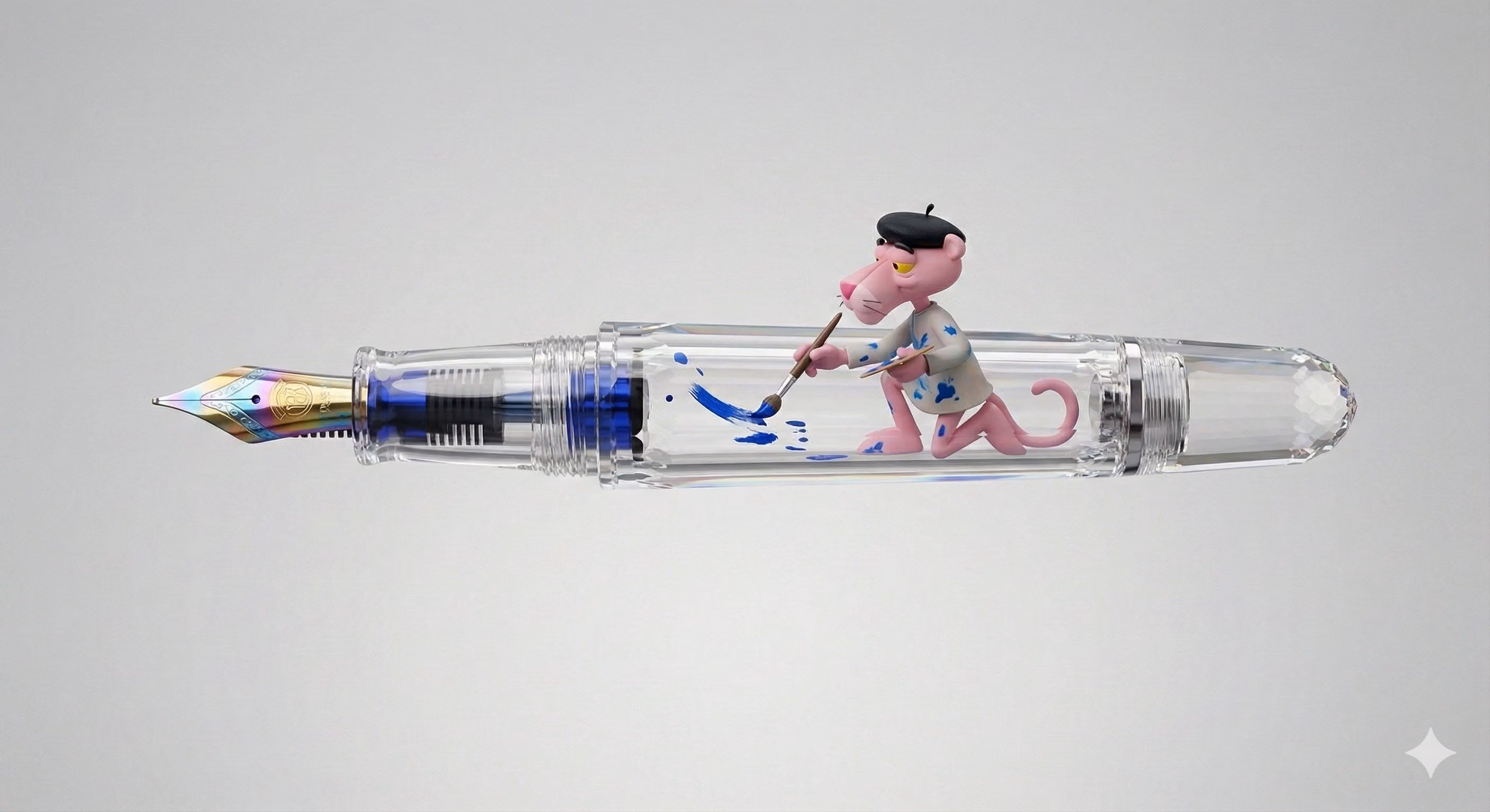 Pink Panther Crystal Fountain Pen