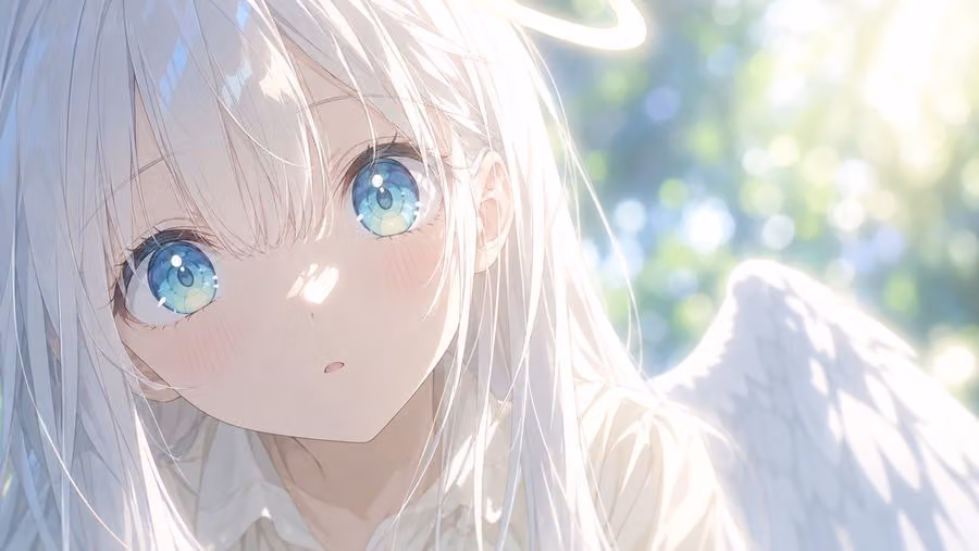 Anime Angel Girl Portrait