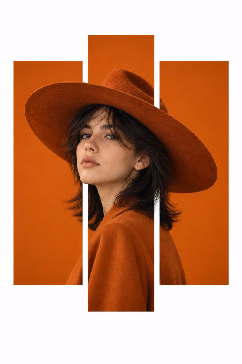 Minimalist Fashion Editorial Poster Prompt