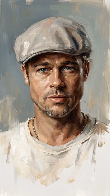Sophisticated Oil Portrait Painting
