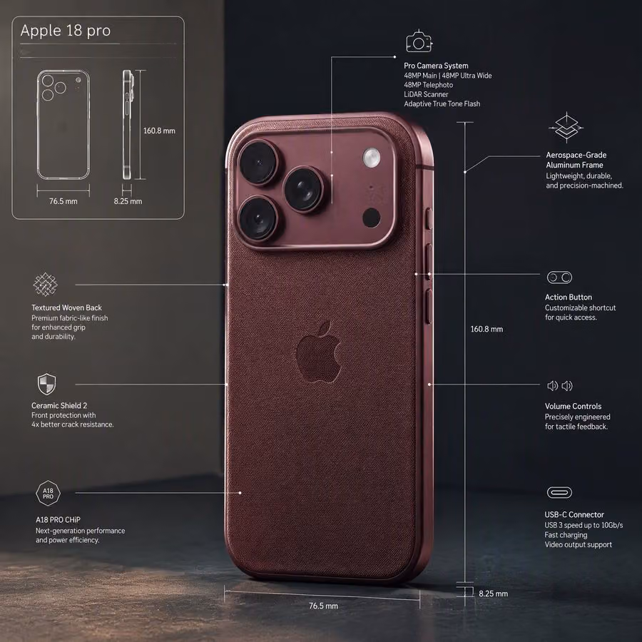 Technical Product Infographic Overlay