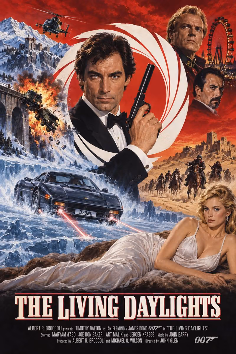 Modernized James Bond Poster