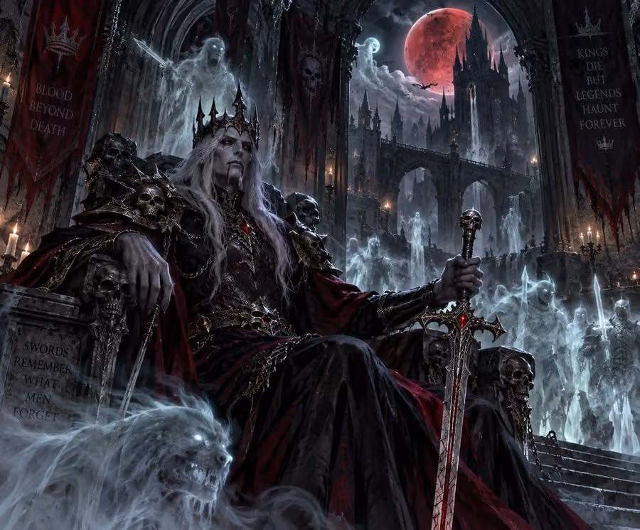 Undead Vampire King Throne