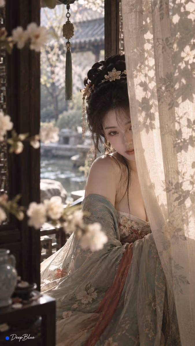 Elegant Oriental Hazy Portrait