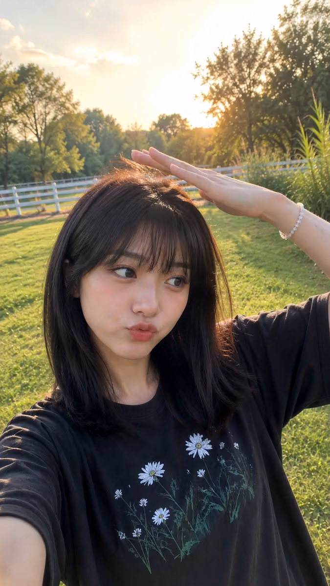 Profile / Avatar - Playful park portrait photography
