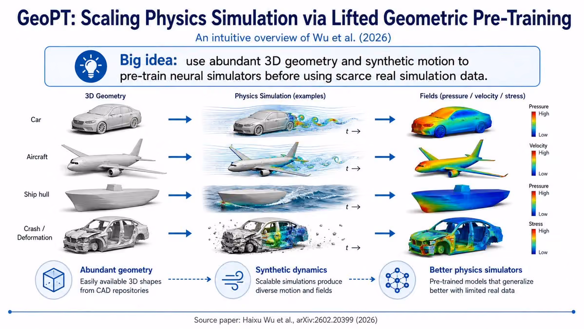Infographic / Edu Visual - GeoPT Physics Simulation Overview Slide