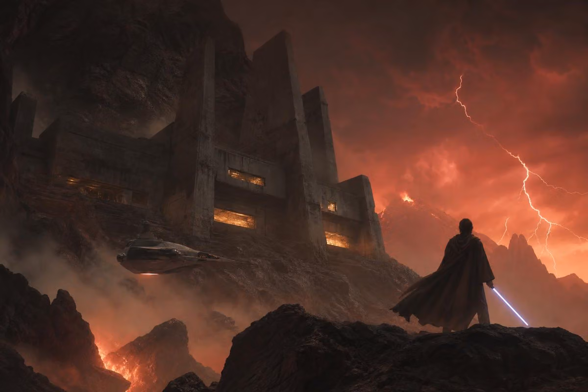 YouTube Thumbnail - Imperial Research Bunker on Volcanic Planet