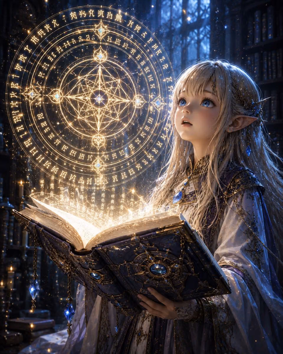 Comic / Storyboard - Elven Grimoire Contract