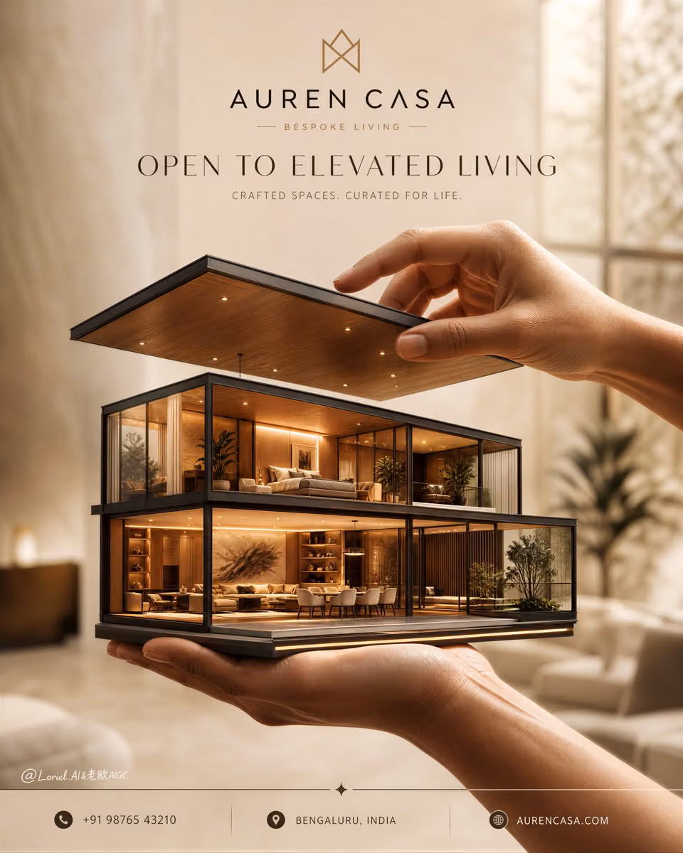 Product Marketing - Luxury Real Estate Sales Poster