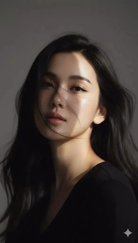 Korean Editorial Close-up Portrait
