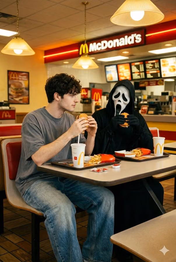 90s Horror McDonald's Scene