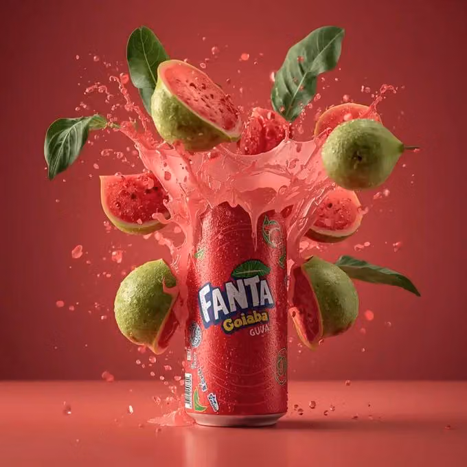 Ultra-realistic High-end Product Photography of a Red Aluminum Soda Can