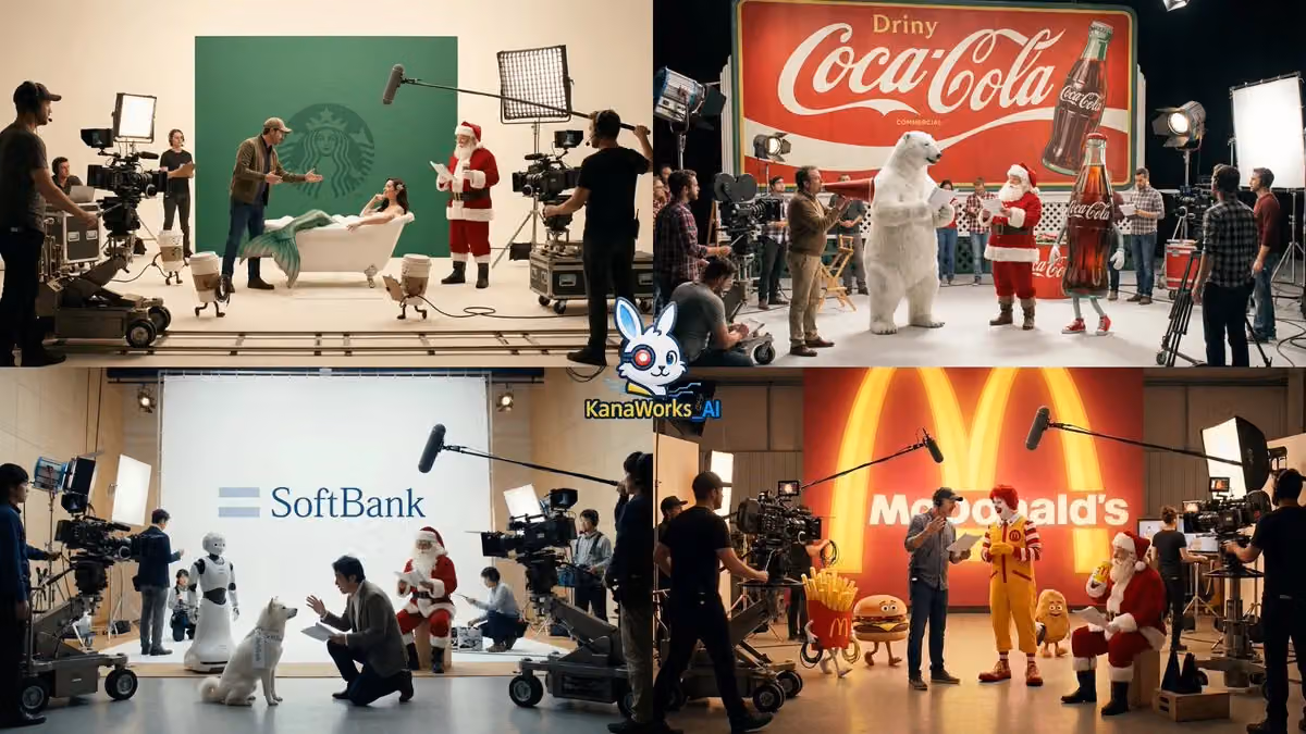 Coca-Cola Commercial Film Set