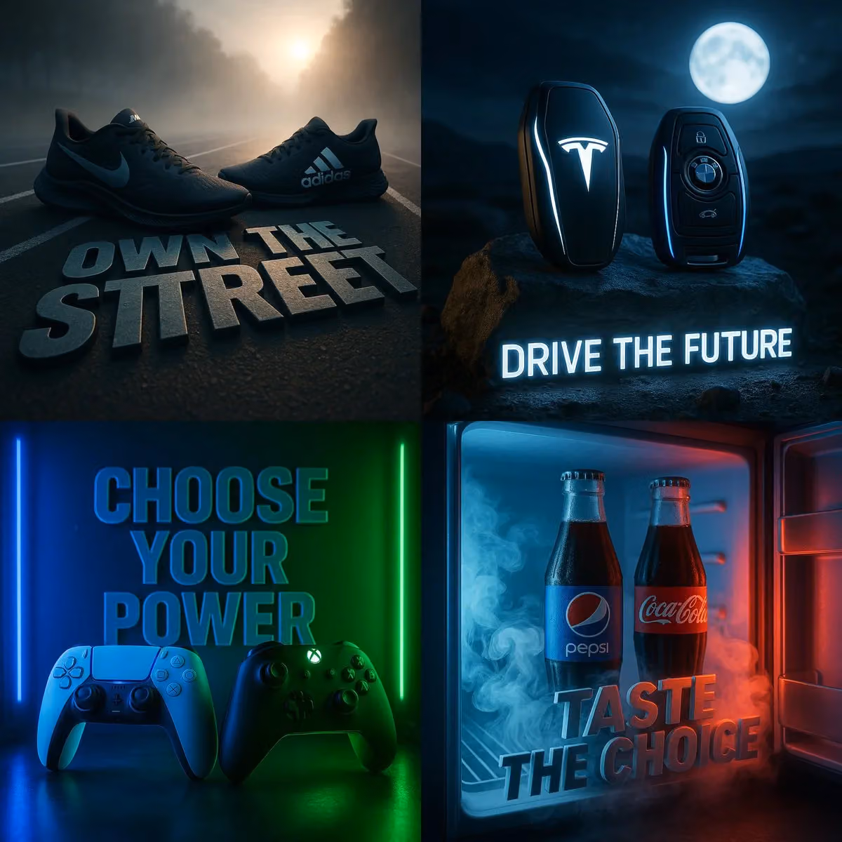 Dramatic Rival Products Showdown