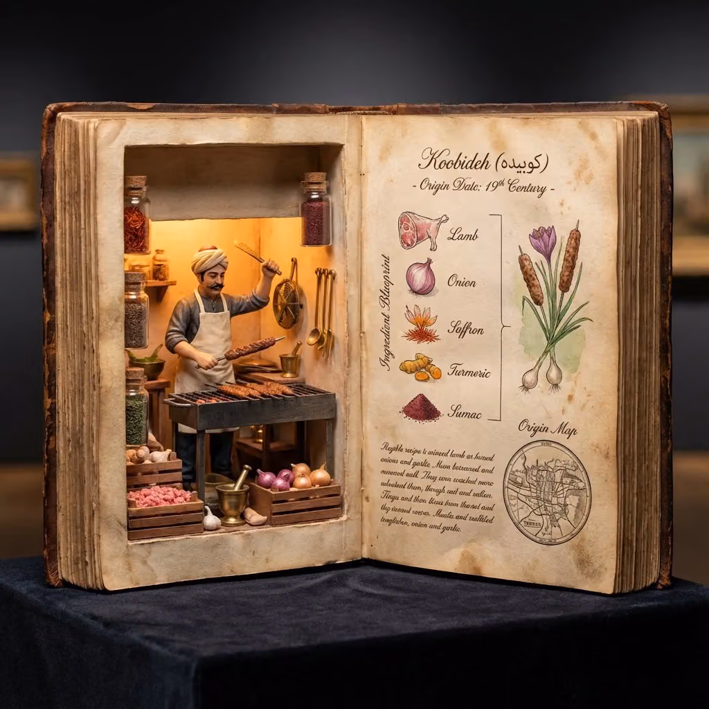Hyper-Realistic Macro Photograph of Ancient Culinary Codex