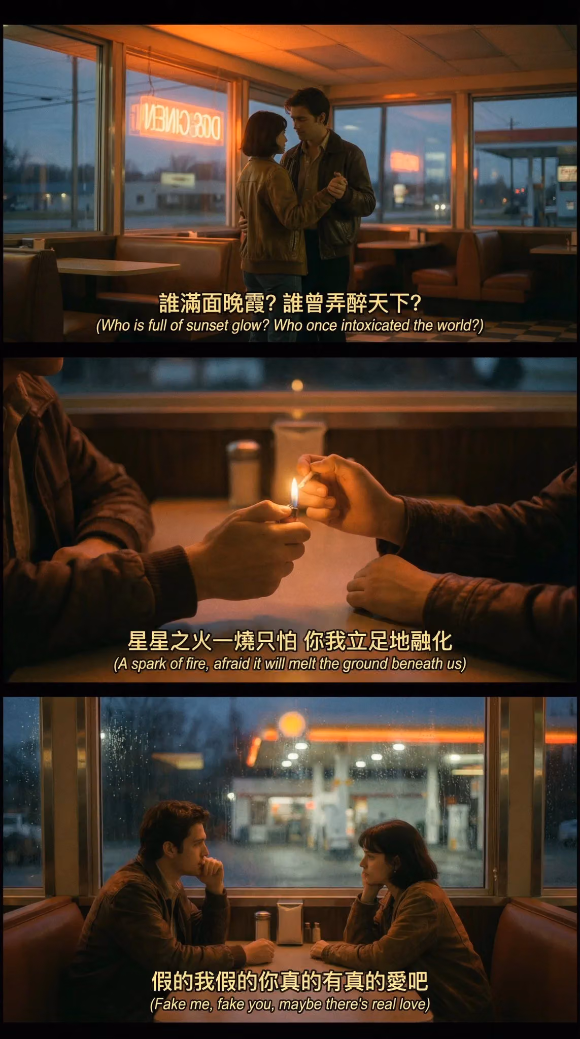 Create a Cinematic Sequence of Images Based on Lyrics