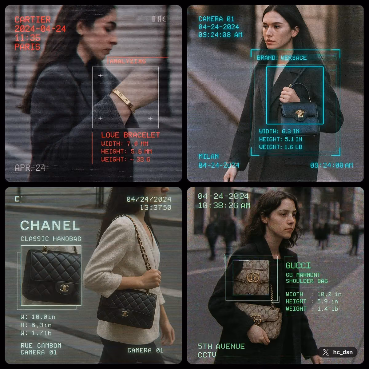 Sci-Fi CCTV Footage with Brand Product Analysis