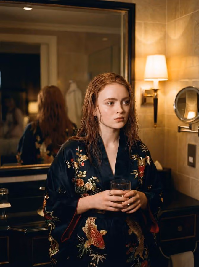 Ultra-Cinematic Low-Light Kimono Portrait