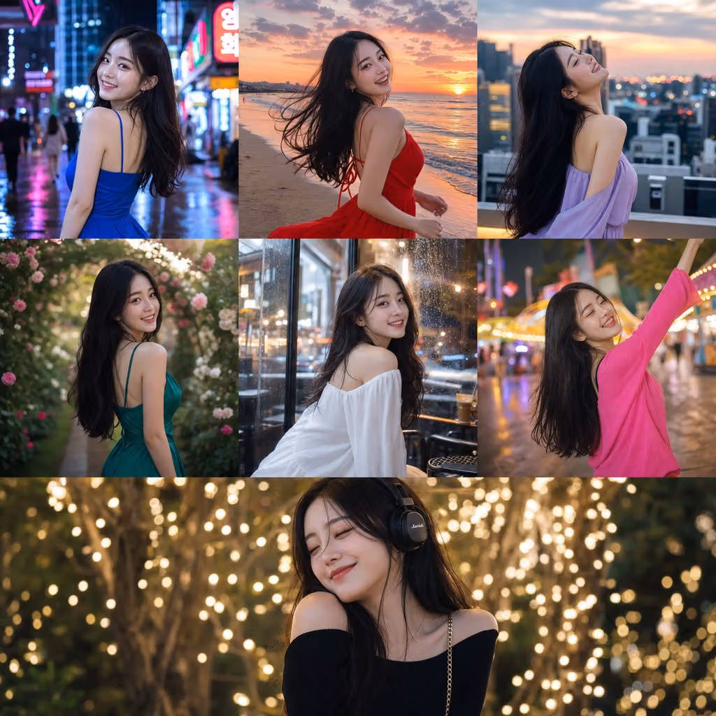 Ultra-realistic Korean Girl Lifestyle Photography