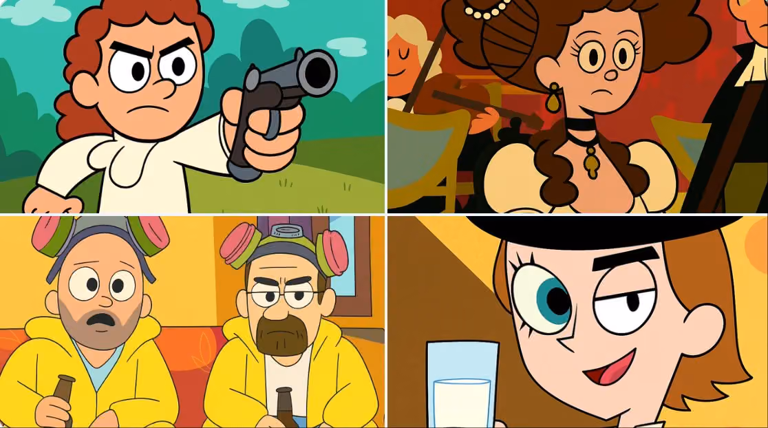 Foster's Cartoon Style Transformation