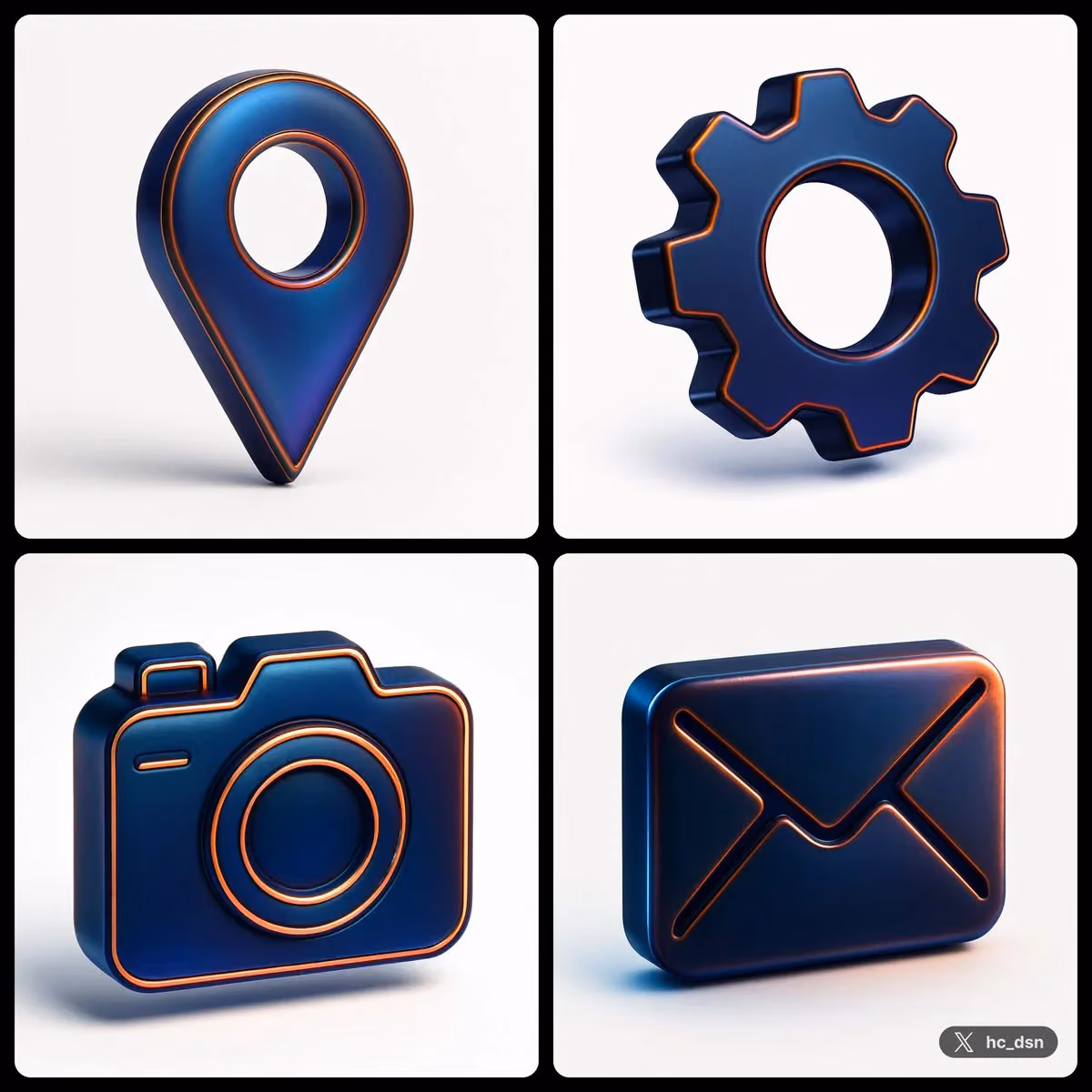 Create 1:1 Ratio Vector Icon - Deep Blue Base