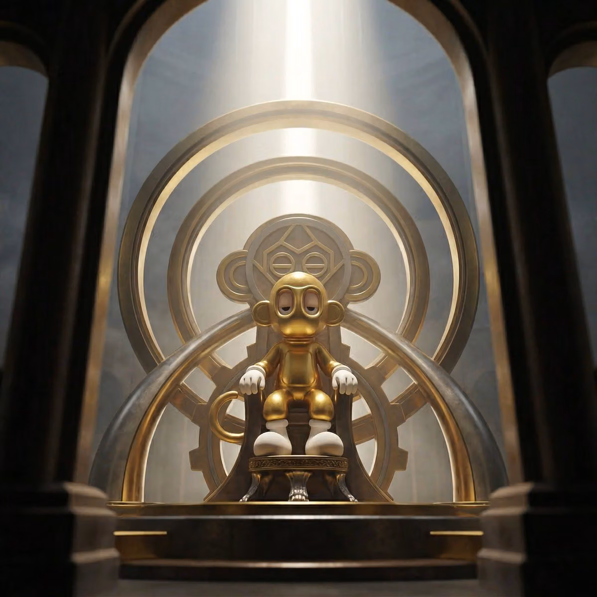 Divine Throne Dominance Portrait