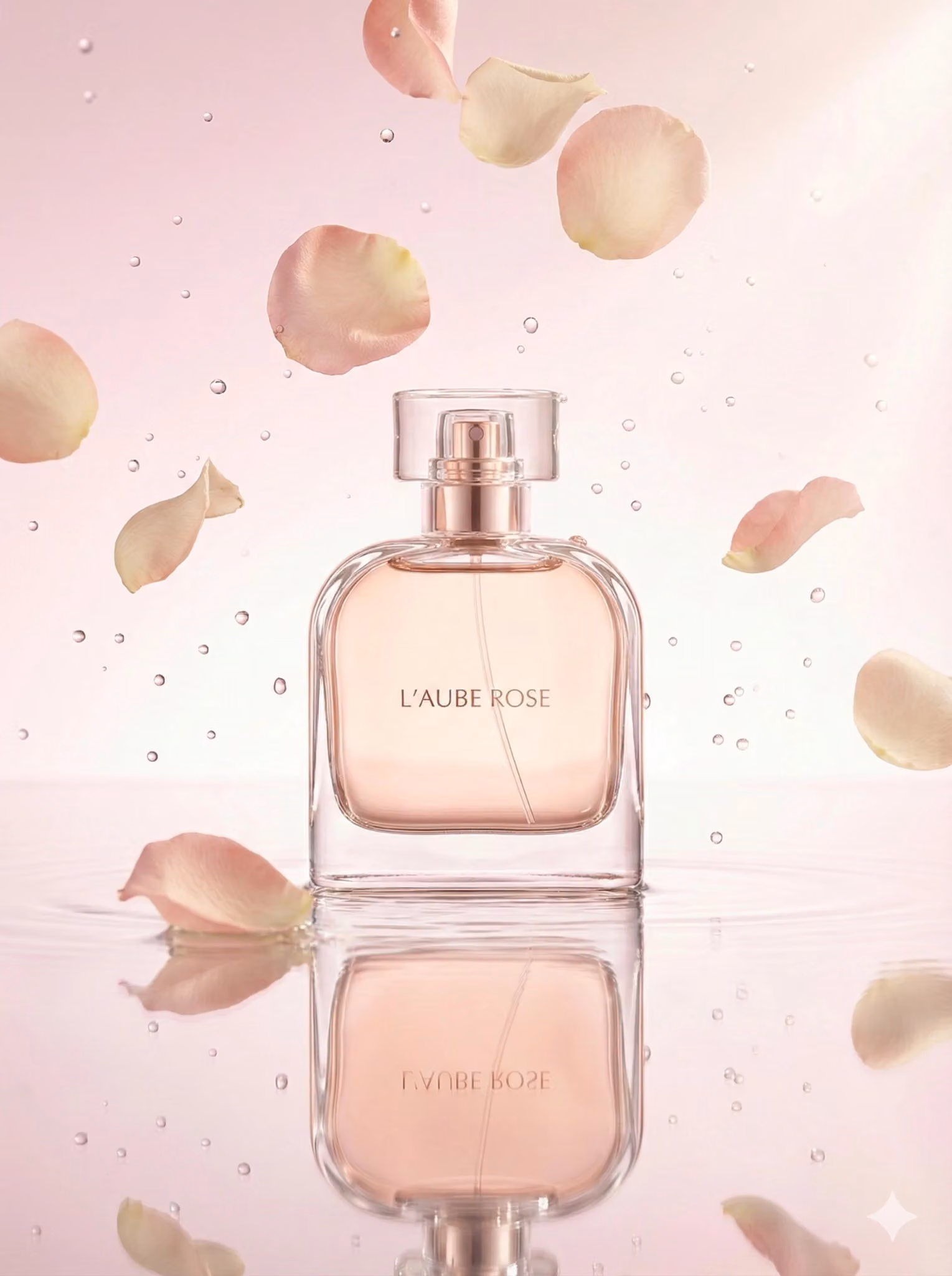 High-end Commercial Shot of Minimalist Perfume Bottle