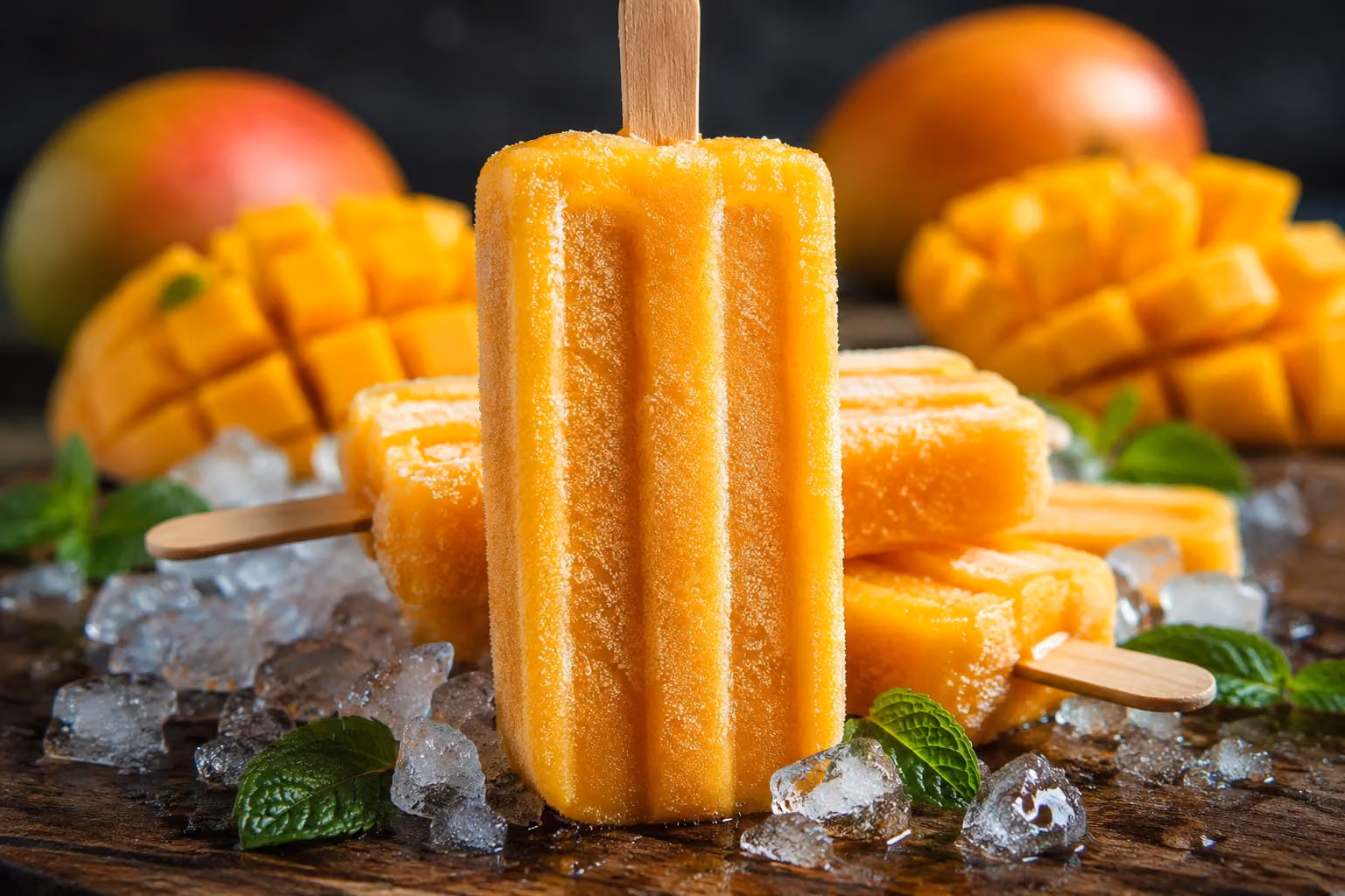 Ultra-Premium Mango Popsicle Cinematic Photography