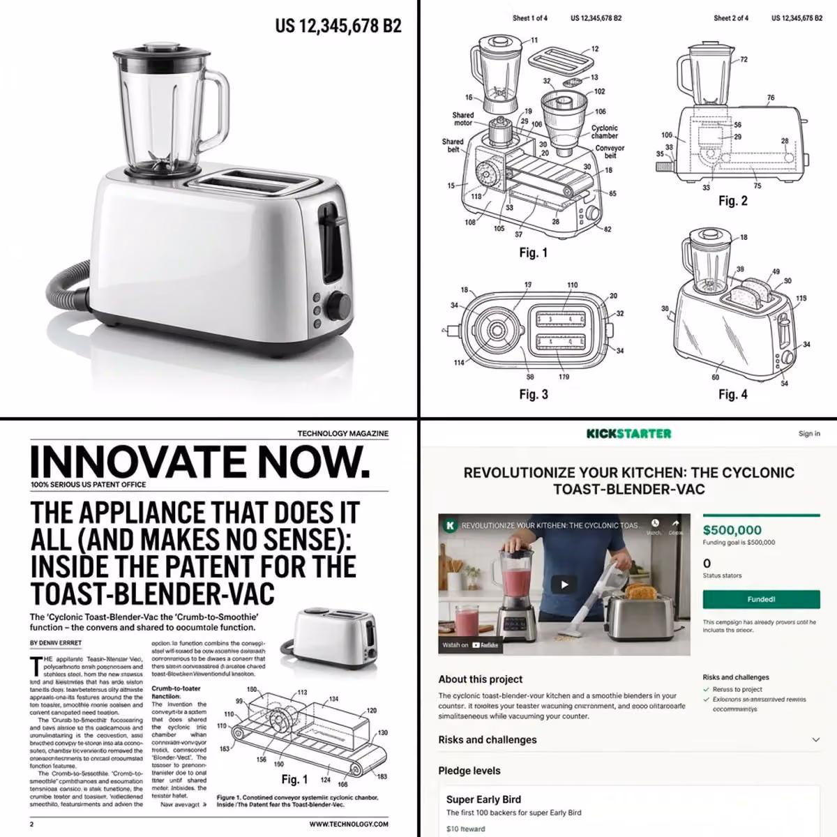 Absurd Patent Invention Combination