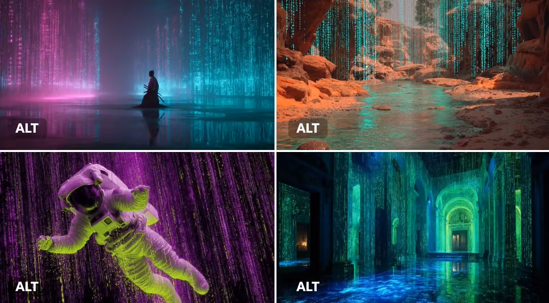 Cyber Matrix Dreamscapes: Future Art Fusion