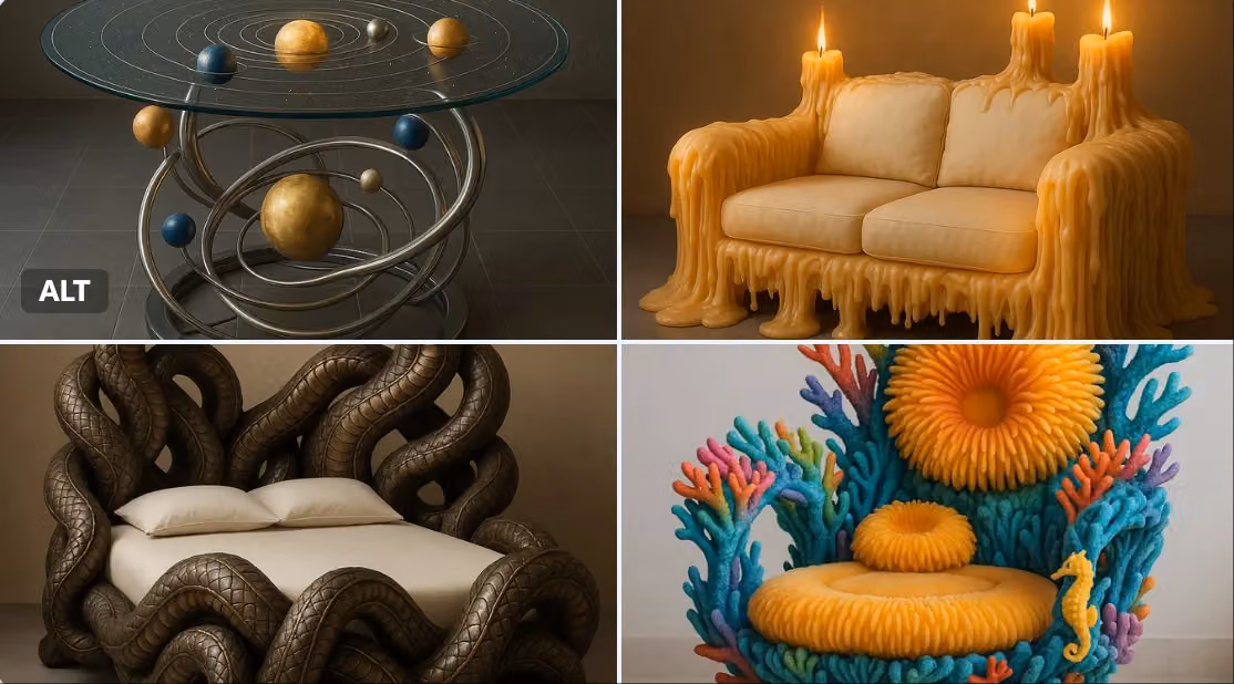 Imaginative Sculptural Furniture Design